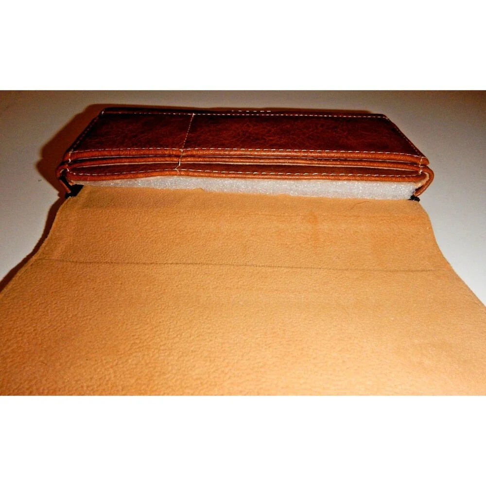 New Leather Belt Clip Phone Holster Case Universal Horizontal Flip Pouch Brown